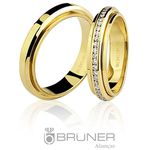 Alianças de Casamento de Ouro 18K